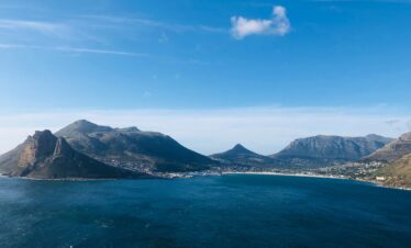 View of hout Bay Harbour from Chapmans Peak Drive