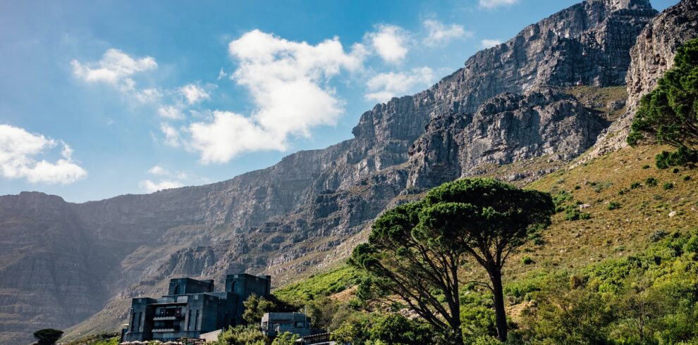 Table Mountain and cable car station