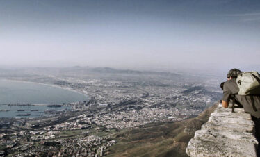Table Bay from the top of Table Mountain